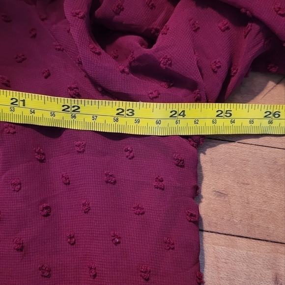 Style &Co Textured Semi Sheer Blouse with Tank Size 1X - Picture 8 of 10